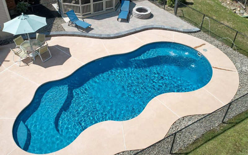 Fiji fiberglass pool sales