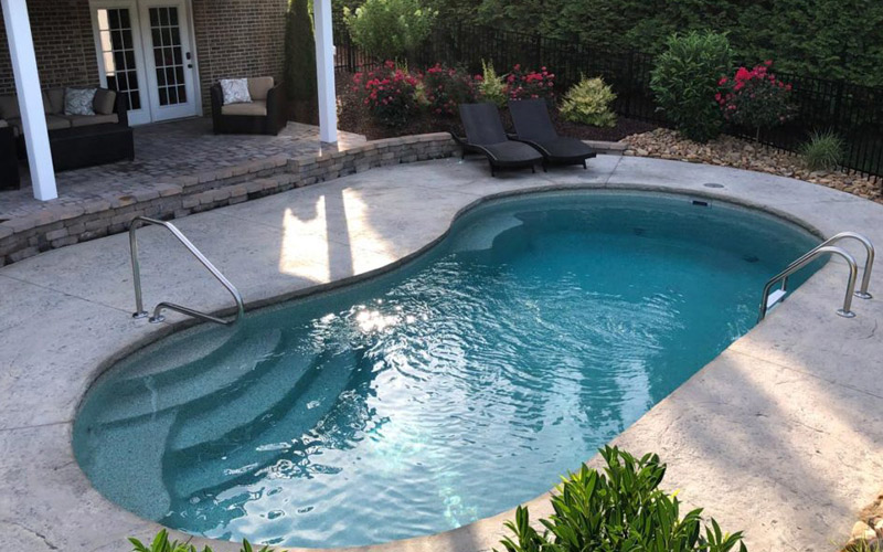 Valencia fiberglass pool sales